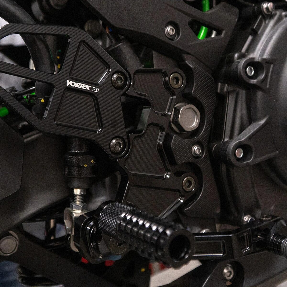 Vortex Adjustable Rearsets V3 2.0 Kawasaki Ninja 400 2018/2021