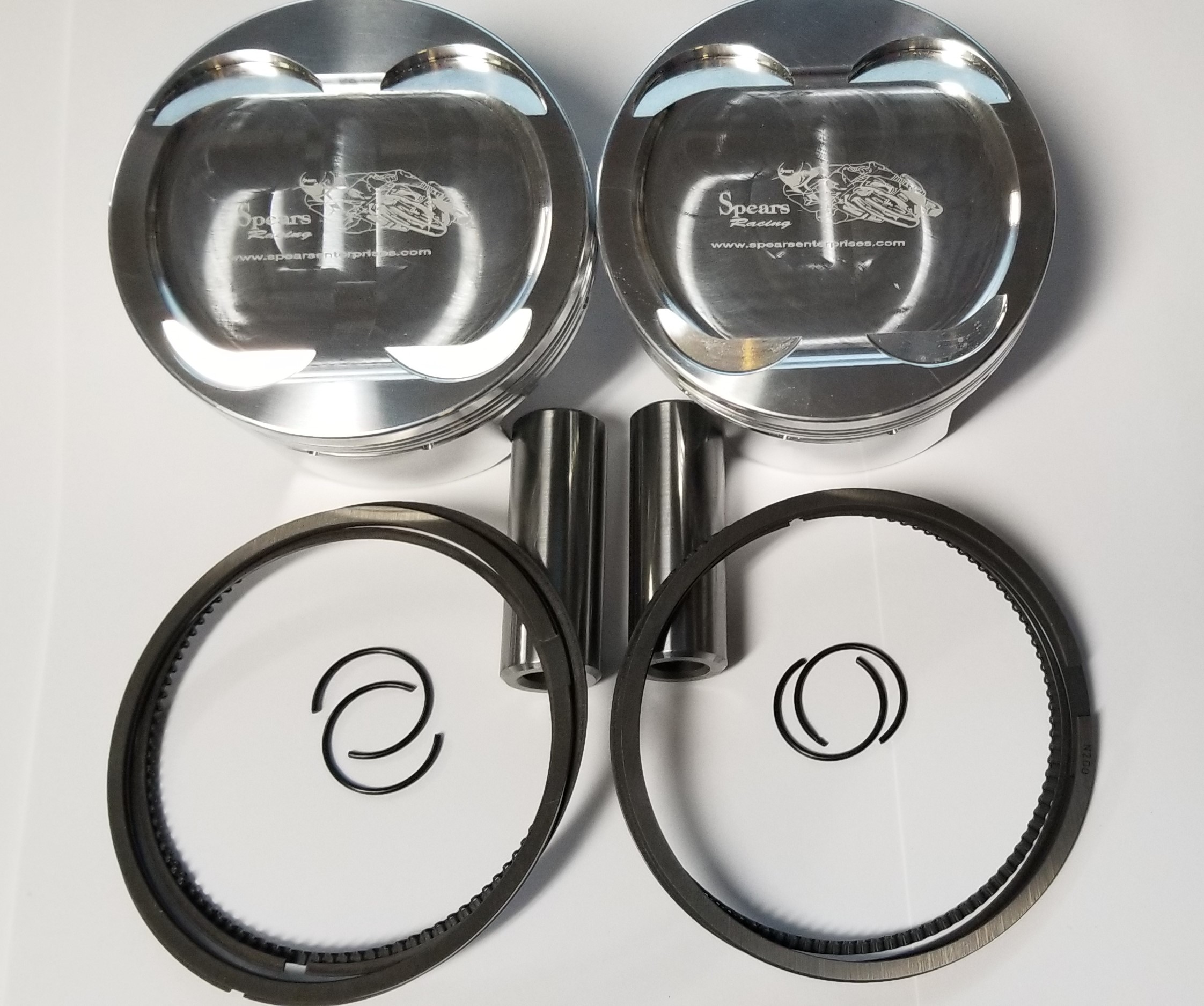 Overbore Pistons Fz07 Mt07 3 Kit 742 33cc Spears Racing