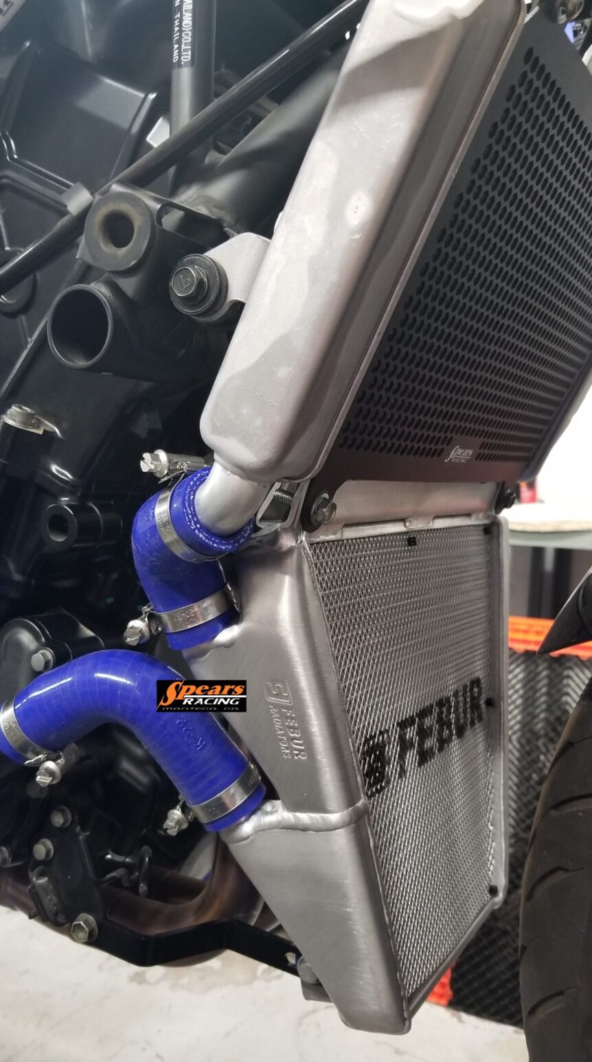 Febur Kawasaki Ninja 400 Auxiliary Radiator 2018 > Spears Racing