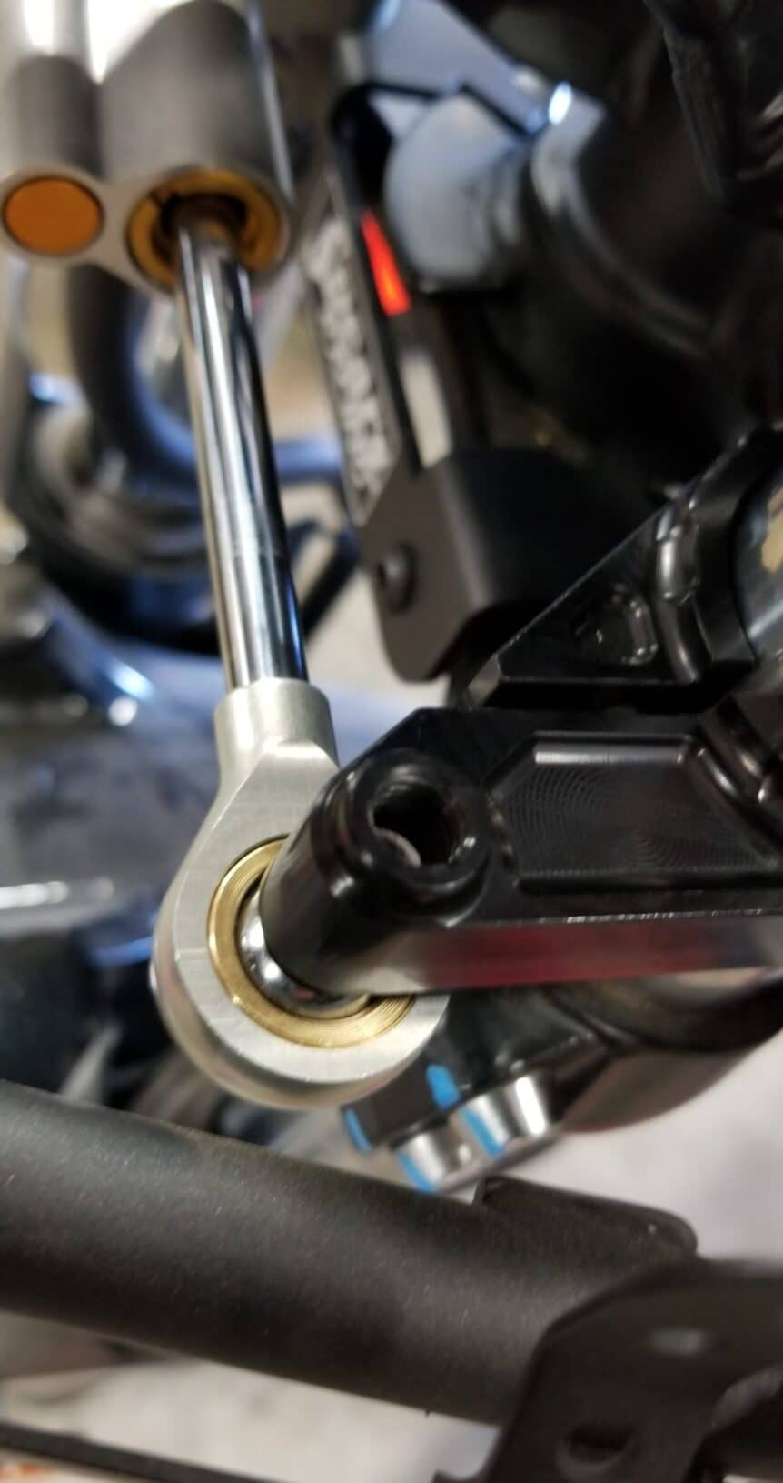 Ninja 400 Steering Damper Mount Kit Kawasaki Spears Racing