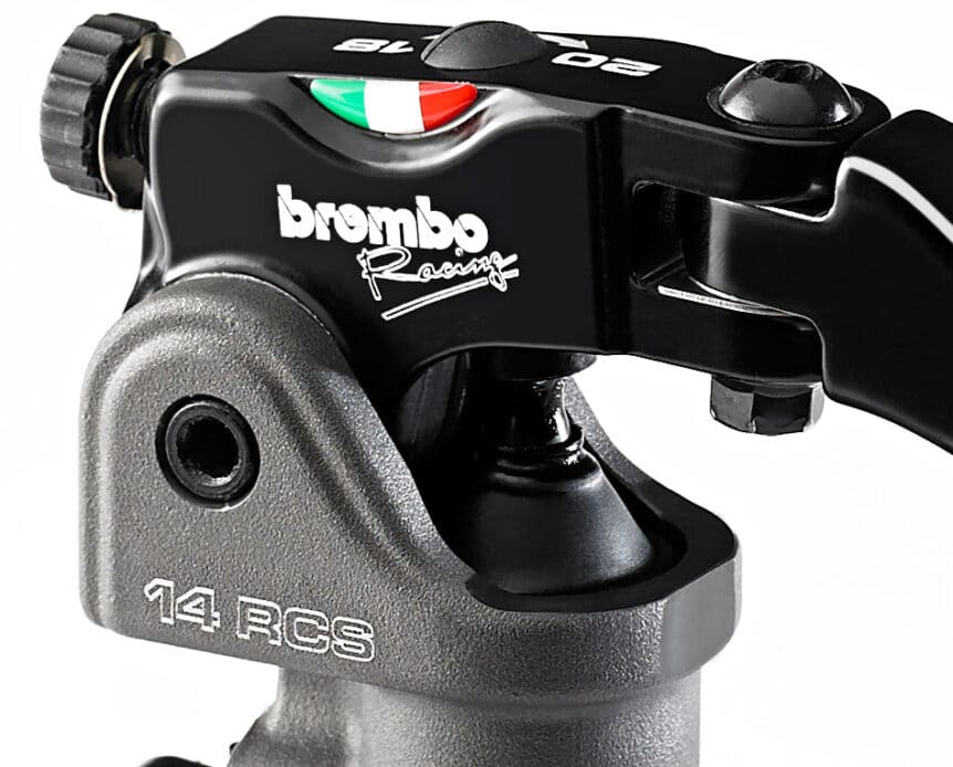 Brembo RCS 14 Radial Brake Master Cylinder folding lever