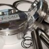 Kawasaki EX650 Ninja Standard Bore High Compression Piston Kit 649cc - Image 2