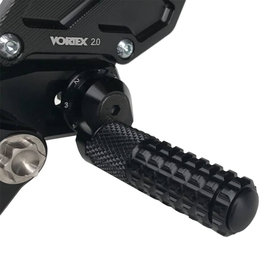 Vortex Adjustable Rearsets V3 2.0 Kawasaki Ninja 400 2018/2021