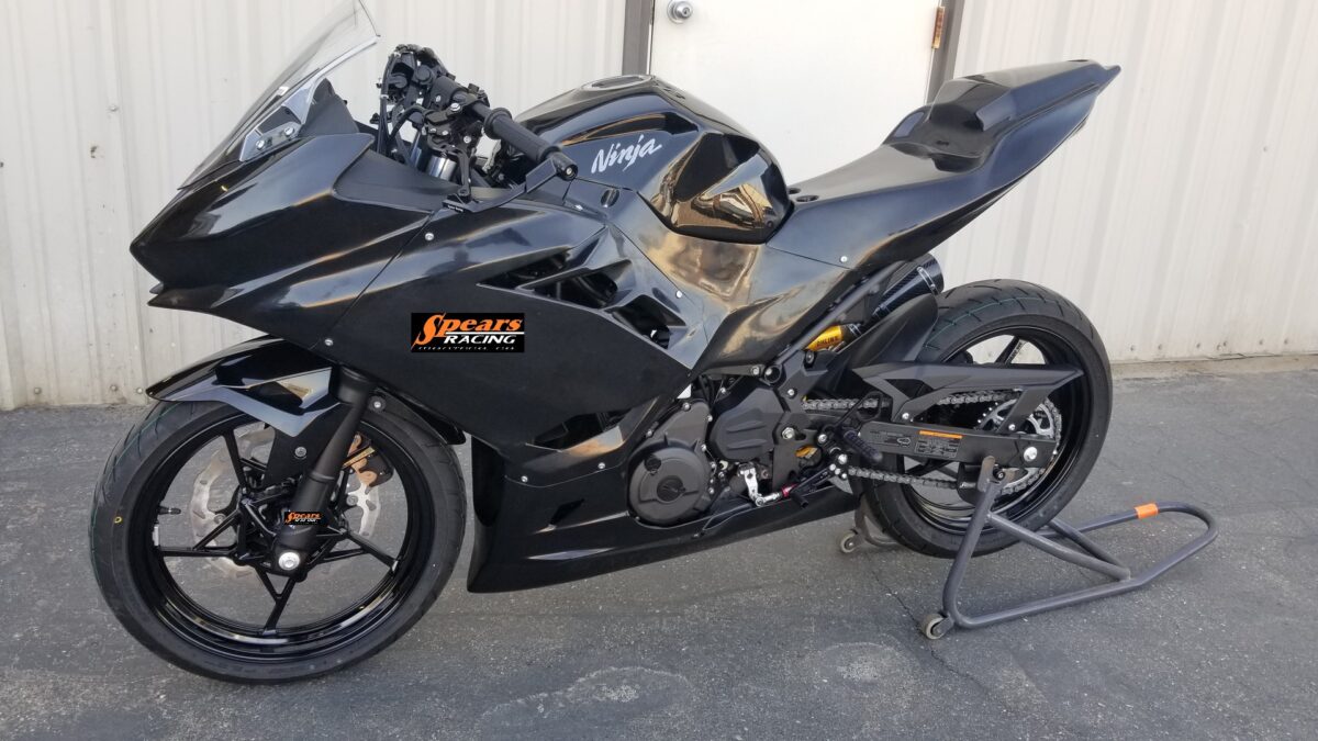 Lower/Belly Fairing Kawasaki Ninja EX400 Black 2018/2021