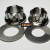 Kawasaki Ninja 250/300 Titanium Axle Nut Kit