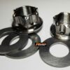 Titanium Front and Rear Axle Nut Kit