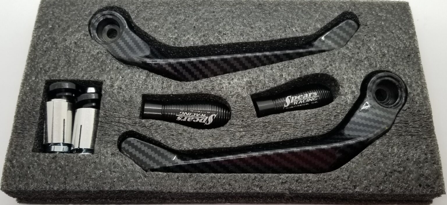 Motorcycle Lever Guard Protectors Brake/Clutch Adjustable Aluminum