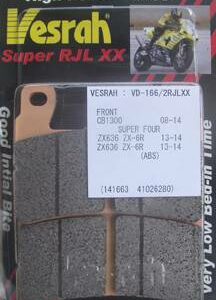 Vesrah Sintered Metal Front Brake Pads  VD-9030JL 