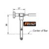 Accossato remote brake adjuster for Accossato master cylinders/PRS masters - Image 2