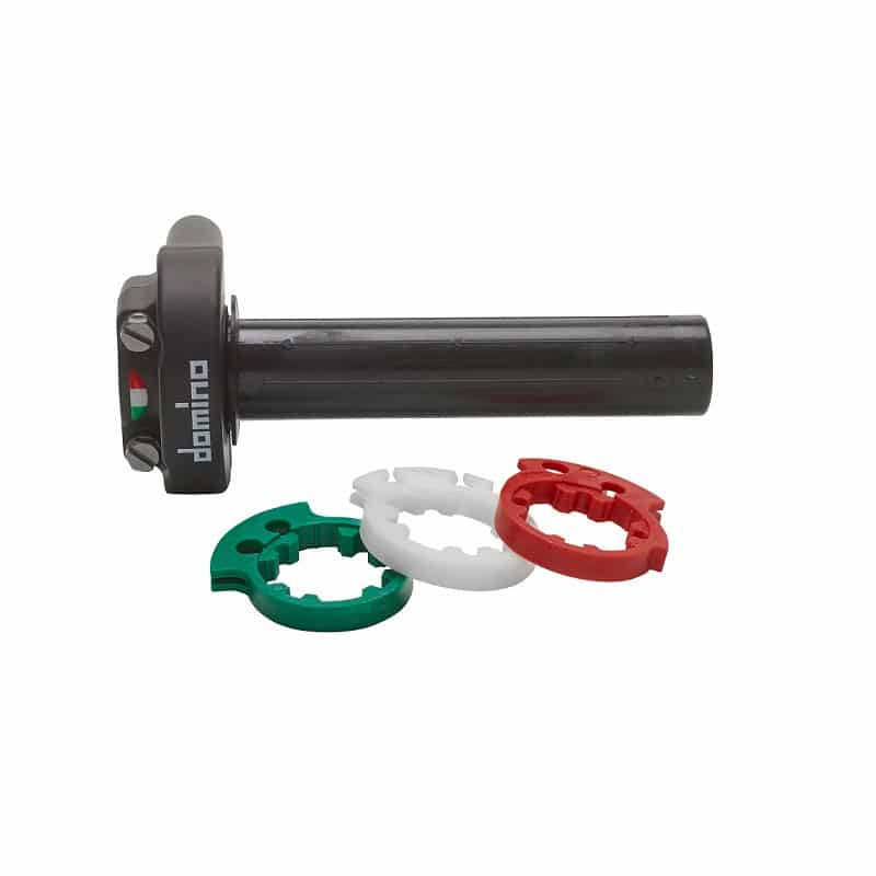ZX10R  Domino XM2 Quick Action Throttle Kit Black Green XM2 Grips 