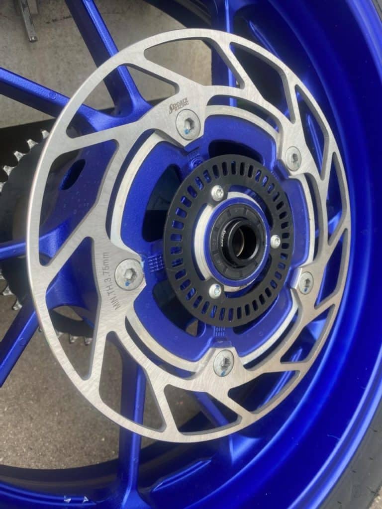 Front/Rear Captive Wheel Spacer kit for the Yamaha FZ07/MT07/R7