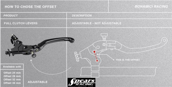 Bonamici Fully Adjustable 32mm Offset Clutch Lever with Perch - Image 3