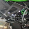 Kawasaki Ninja ZX400rr Exhaust Bracket/Rear Brake Reservoir Delete Kit - Image 4