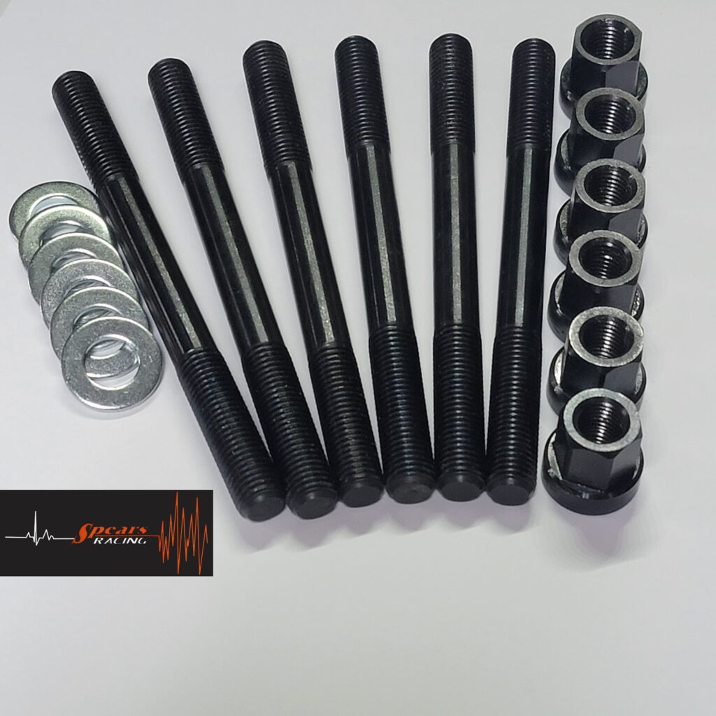 Yamaha FZ/MT/R7 Cylinder Head Stud /Steel Washer/Nut Kit