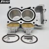 Kawasaki Ninja EX400cc Overbore +2 mm Ceramic Dome Engine Kit Pistons/Cylinder/Gaskets - Image 4
