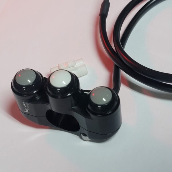 Kawasaki Ninja ZX-4R/R Left Side Three Button Race Handlebar Switch - Image 2