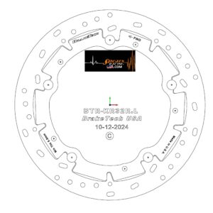 BrakeTech AXIS™ Race Rotors for KTM 390 & Kramer MA350