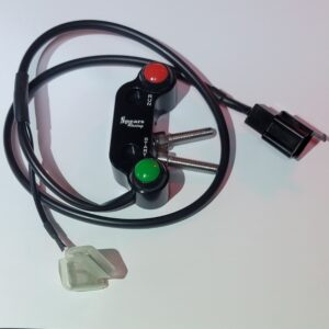 2 Button Master Cylinder Mount CNC Aluminum Start-Stop Switch with Key switch (Street) Kawasaki EX400/Z400/Ninja 500 2018/Current